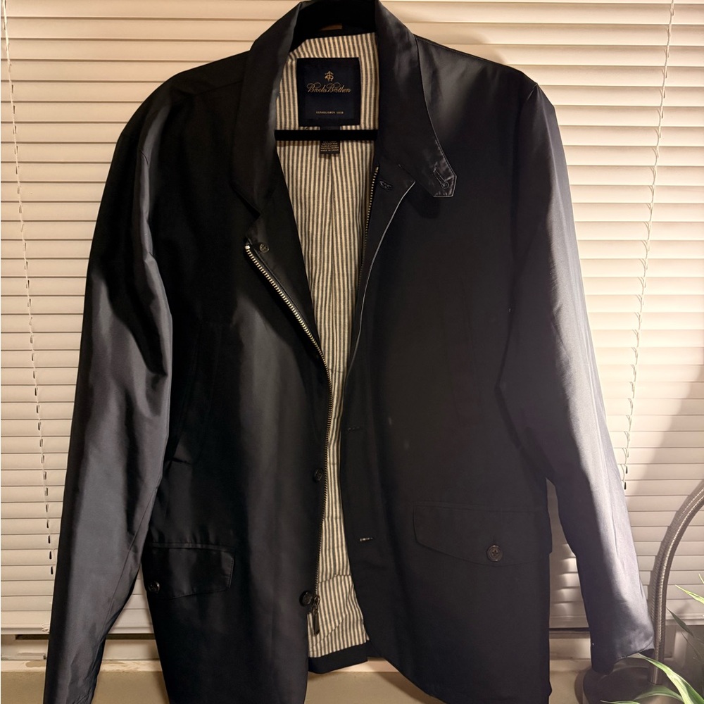 Brooks Brothers Men's Navy Lightweight Field Jacket